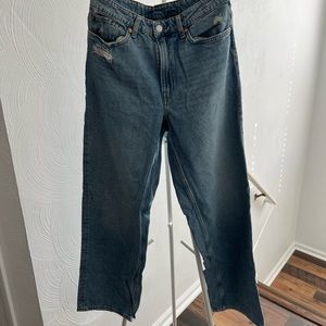 H&M Loose Straight High Waisted Jeans
